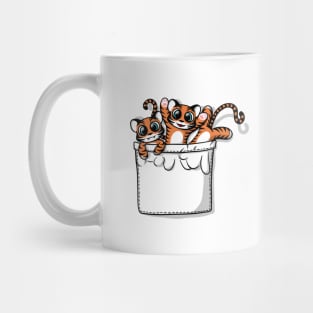 CUTE POCKET TIGERS Mug